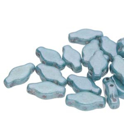 6x12mm 3HL Blue Luster Navette Beads (20pk)