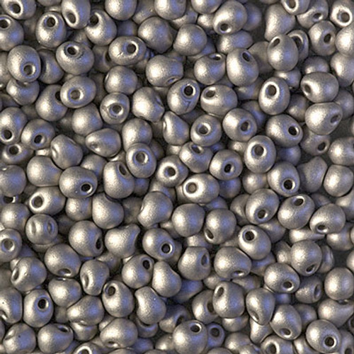 3.4mm Matte Nickel Plated Drop Beads (5 Grams) DP-190F