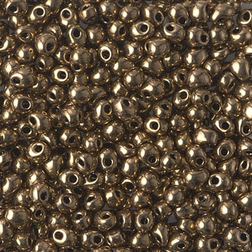 3.4mm Metallic Dark Bronze Drop Beads (10 Grams) DP-457