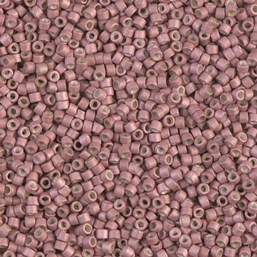 11/0 Galvanized Matte Pink Blush Delica Beads (5 Grams) DB1166