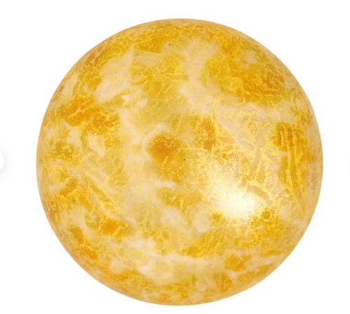 18mm Opaque Beige Spotted Par Puca Cabochon (1 piece) #02010/65322