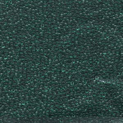 15/0 Transparent Emerald Miyuki Seed Beads (7.2 grams) 15-147