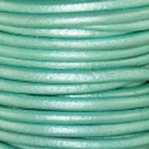 1mm Turquoise Leather Cord (2 Meters)