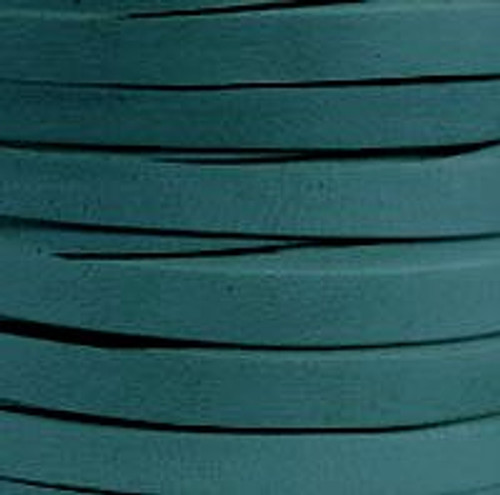 5.0mm 3/16" Turquoise Deertan Lace (2yds)