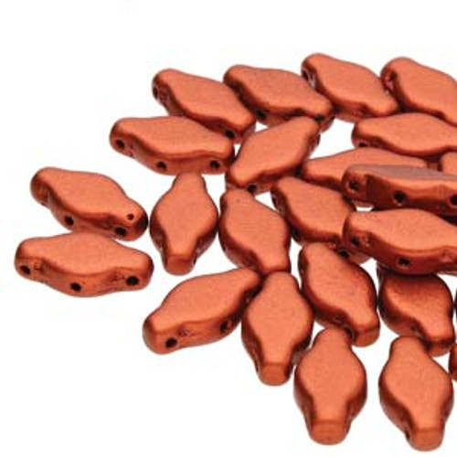 6x12mm 3HL Bronze Fire Red Navette Beads (20pk)