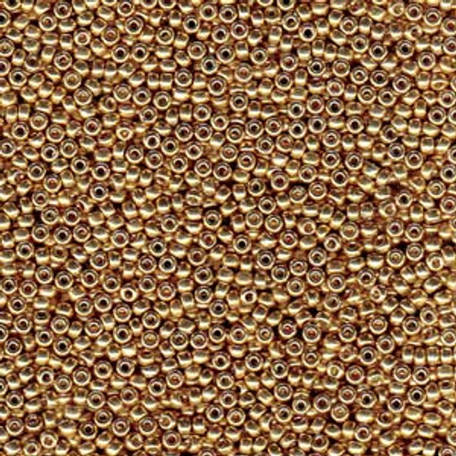 11/0 Duracoat Galvanized Champagne Miyuki Seed Beads (22 Grams) 11-4204