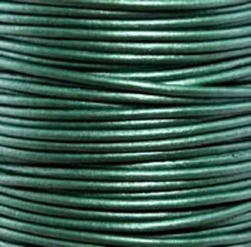 1.5mm Ocean Green Leather (2 Meters)