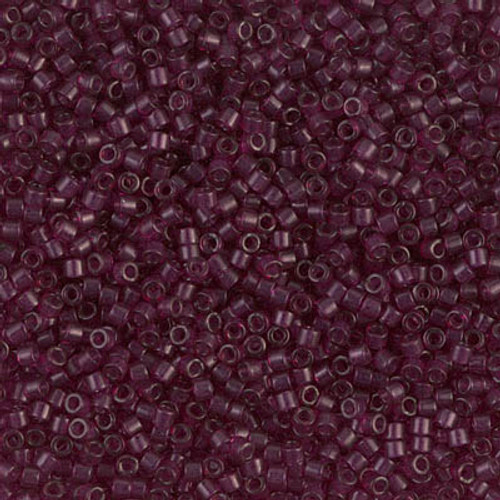 11/0 Dyed Transparent Wine Delica Beads (DB1312) 7.2 Grams