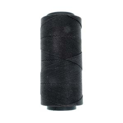 6yds 2 ply Black Waxed Brazilian Cord