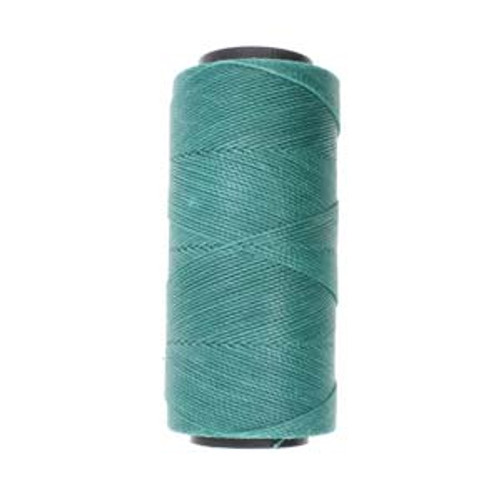 144yds 2 ply Teal Green Waxed Brazilian Cord