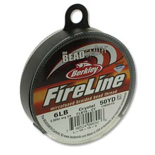 Beadalon Wildfire Beading Thread, Frost, .006 Inches, 50 Yard Spool, Size: 0.15 mm, White