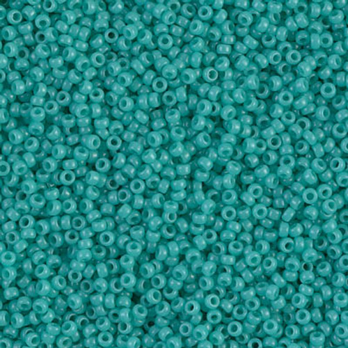 15/0 Turquoise Green Miyuki Seed Beads (7.2 Grams) 15-412