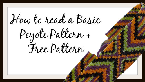 How to read a Basic Peyote Pattern INSTANT DOWNLOAD