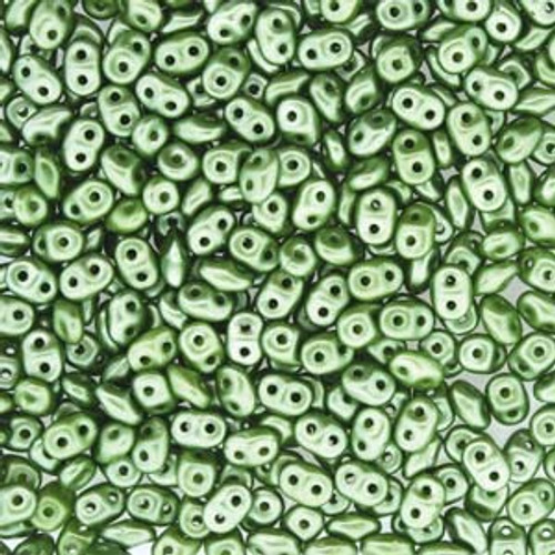 2.5x5mm Pastel Olivine Super Duo Beads (8 Grams) DU0525034