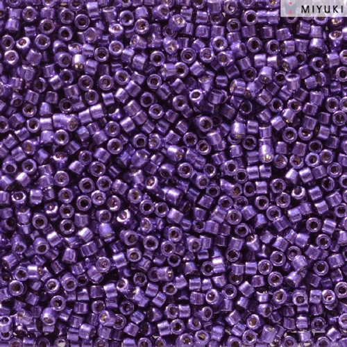 11/0 Duracoat Galvanized Lilac Night Delica Beads (DB2510) 7.2 Grams