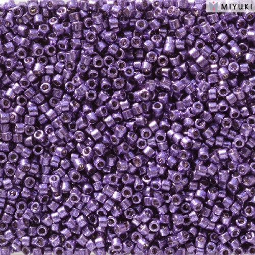 11/0 Duracoat Galvanized Dark Lilac Delica Beads (DB2509) 3 Grams