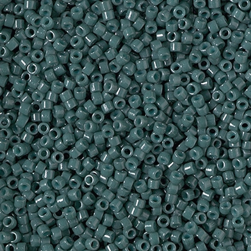 11/0 Duracoat Opaque Dyed Evergreen Delica Beads (DB2358) 7.2 Grams