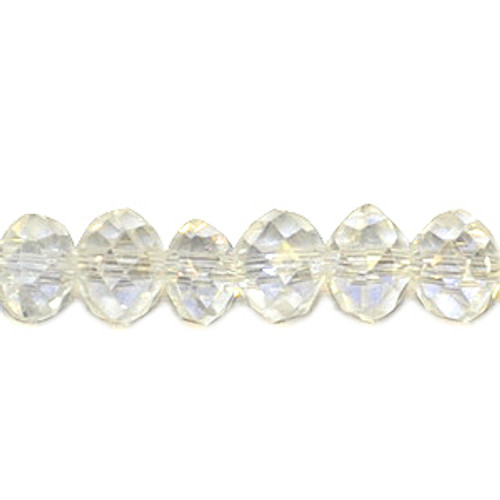 4x3mm Crystal Faceted Roundel (115-118 Beads) #1