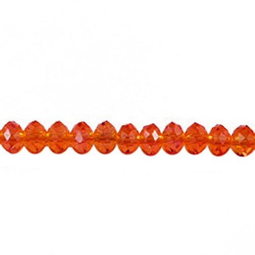 6x4mm Sun Faceted Roundel (100 Beads) #13
