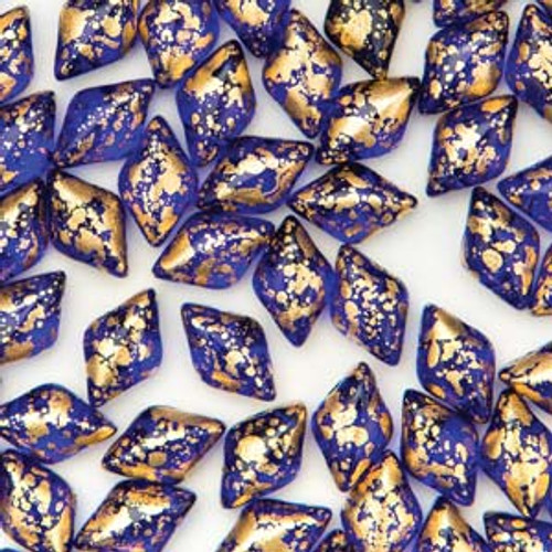 8x5mm Gold Splash Cobalt Gemduo (8 Grams) GD8530090-94401