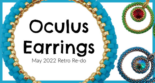 Oculus Earrings PRINTED Tutorial - mailed to your home address