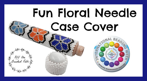 Fun Floral Needle Case Cover INSTANT DOWNLOAD Pattern