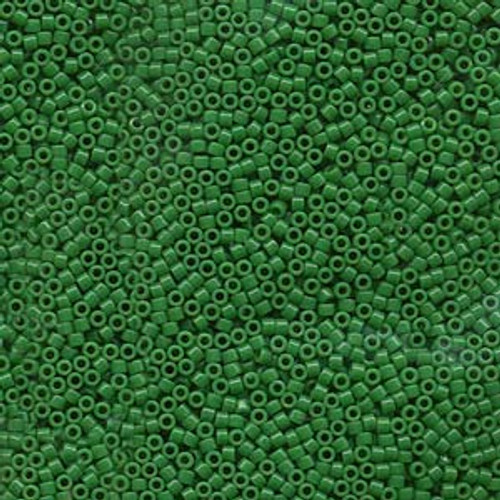 11/0 Dyed Opaque Kelly Green Delica (DB655) 8g 11/0 Dyed Opaque Kelly Green Delica (DB655) 8g