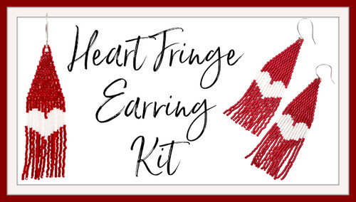 Heart Fringe Earring Kit