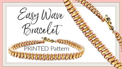 Easy Wave Bracelet PRINTED Pattern