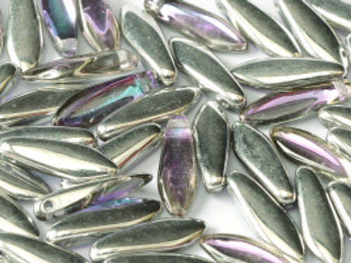 5x16mm Crystal Vitrail Light Dagger Beads (10pk) #26536