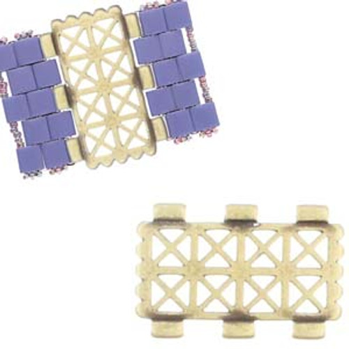 Faragas III Tila Antique Brass Connector (1 piece)