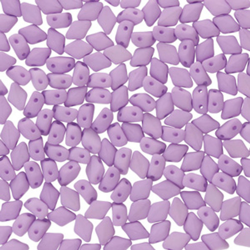 6x4mm Matte Purple Bondeli Mini Gemduo Beads