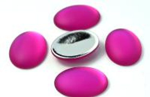 18.5x13.5mm Raspberry Oval Luna Cab (1 Piece)