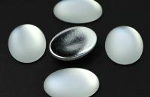 18.5x13.5mm Ice Pearl Oval Luna Cab (1 Piece)