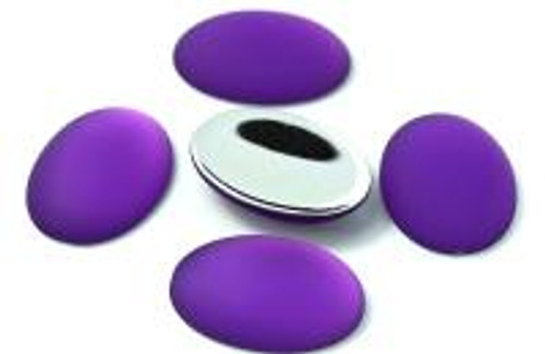 18.5x13.5mm Grape Oval Luna Cab (1 Piece)