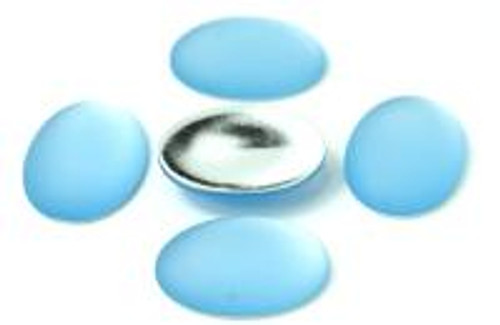 18.5x13.5mm Skyblue Oval Luna Cab (1 Piece)