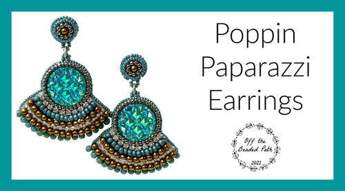 Poppin Paparazzi Earrings PRINTED PATTERN - Mailed to your home