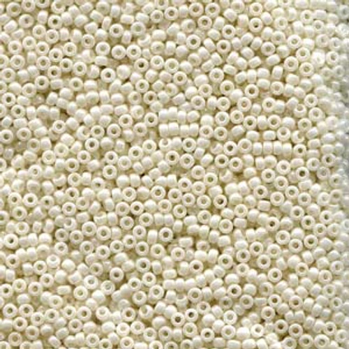 11/0 Cream Ceylon Miyuki Seed Beads (20 Grams) 11-9527