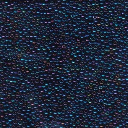 11/0 Metallic Dark Blue Iris Miyuki Seed Beads (20g) 11-452