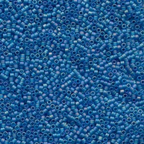 Matte Light Blue AB 11/0 Delica Beads db862 (7.2 Grams)
