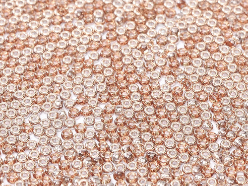 15/0 Crystal Capri Gold Miyuki Seed Beads (8g)