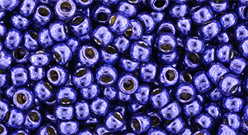 8/0 Permafinish Galvanized Violet Toho Seed Beads (20 Grams) 08-PF569