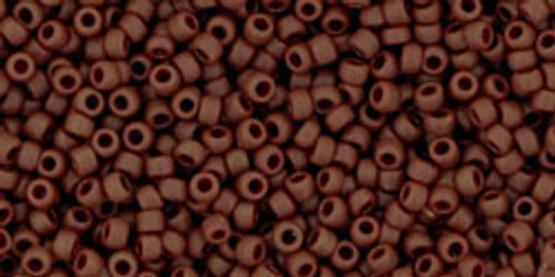 15/0 Frosted Oxblood Toho Seed Beads (7.2g) 15-46F