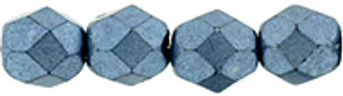 6mm Neutral Gray  Fire Polish Beads (25 Beads)