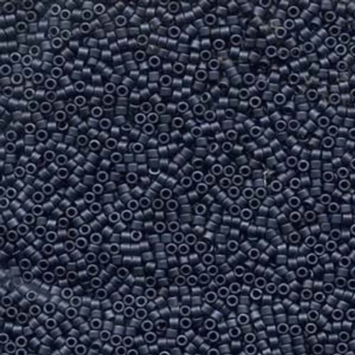 15/0 Matte Blue Gray Delica Beads (DBS0301) 7g