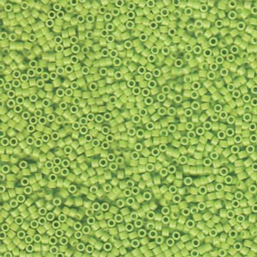 15/0 Opaque Chartreuse Delica Beads (DBS0733) 7g