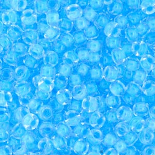 6/0 Luminous Ocean Blue Miyuki Seed Beads (6-4300) 20g