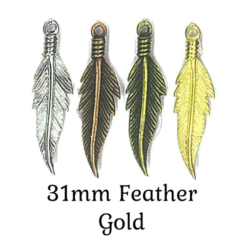 31mm Feather Gold