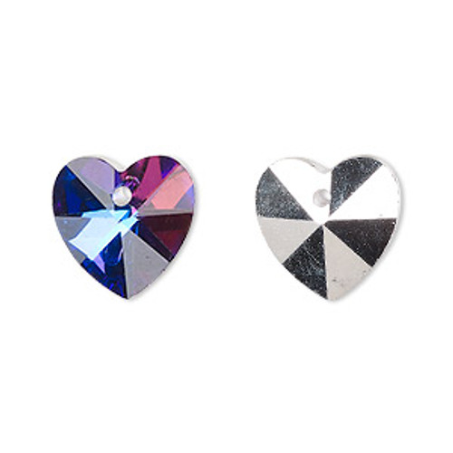 14x14mm Purple Passion Heart (2pk)