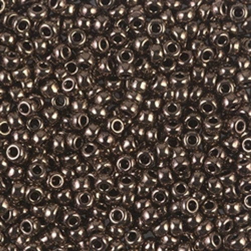 8/0 Metallic Chocolate Miyuki Seed Beads (22g) 8-461